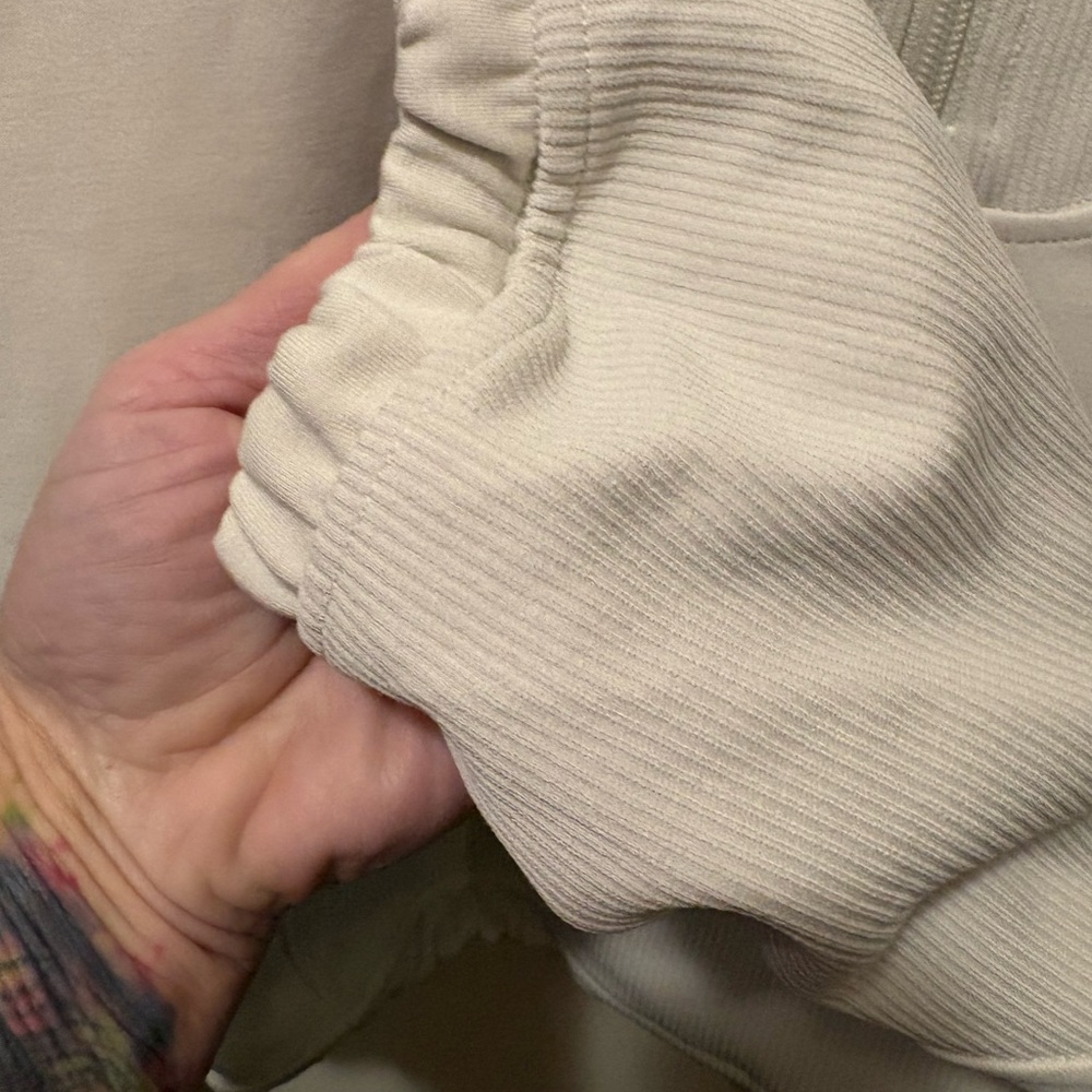 Lululemon brushed Softsteme half-zip pullover whi… - image 8